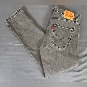 Levi’s 512 Slim Taper Jeans 33x32 Grey Wash Stretch Denim